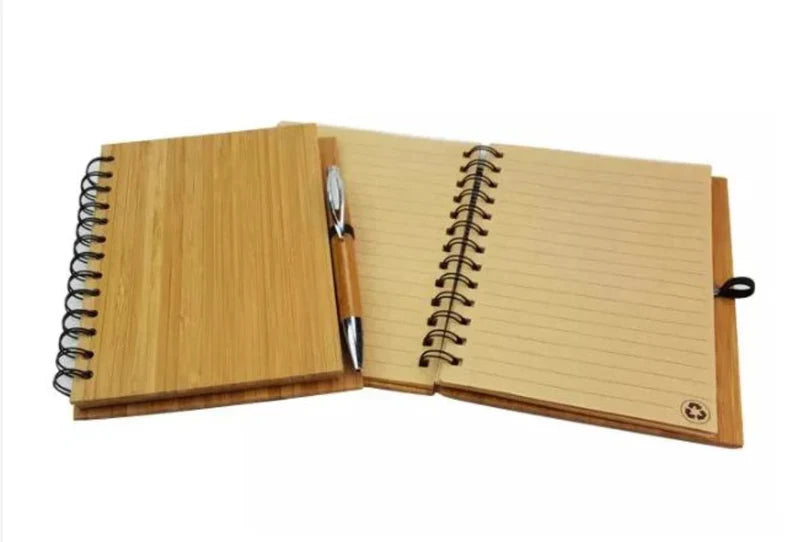 Bamboo Notepad with Pen – Eco-Friendly Elegance